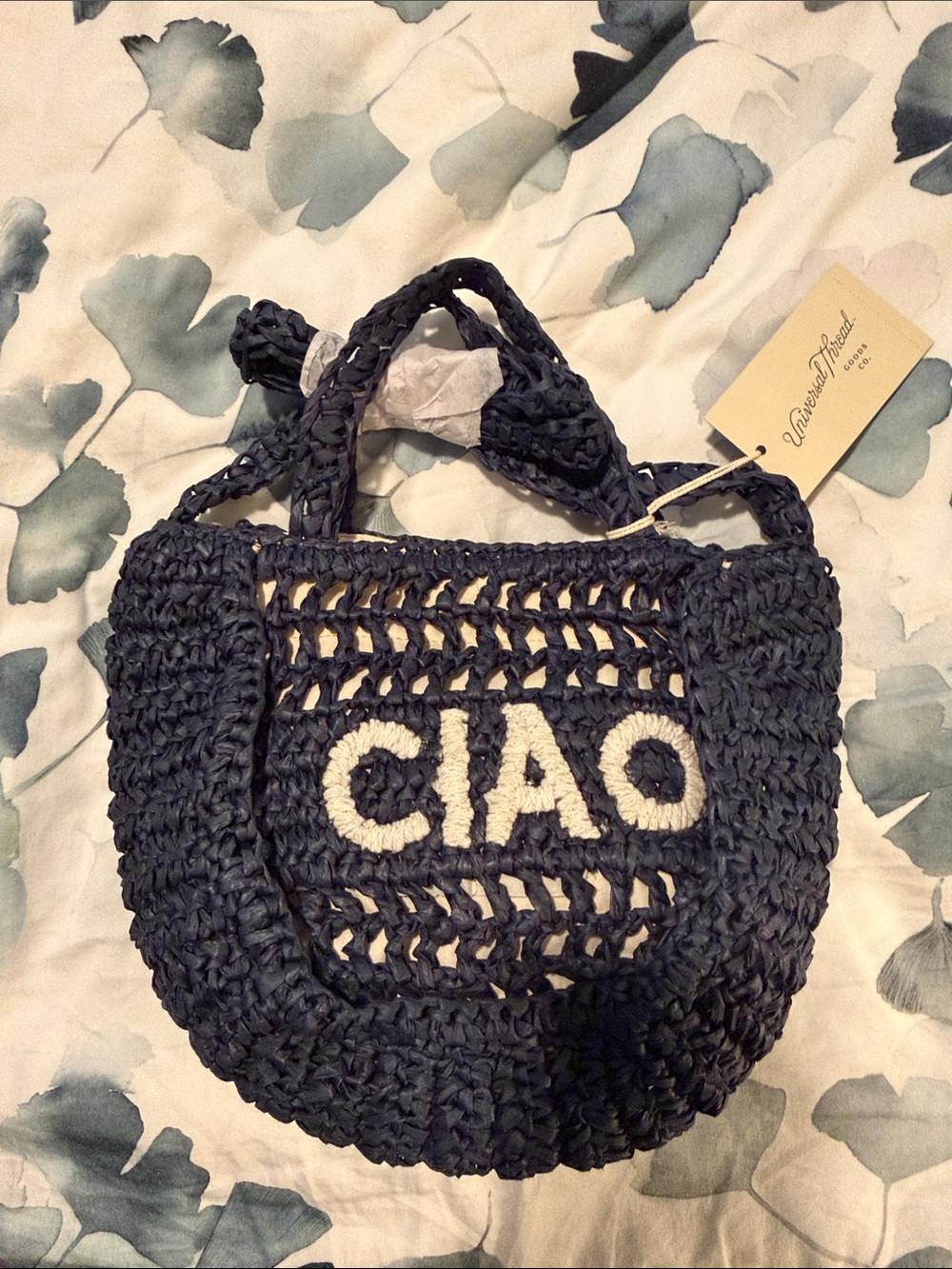 Navy Blue “Ciao” Bag - Picture 5 of 8